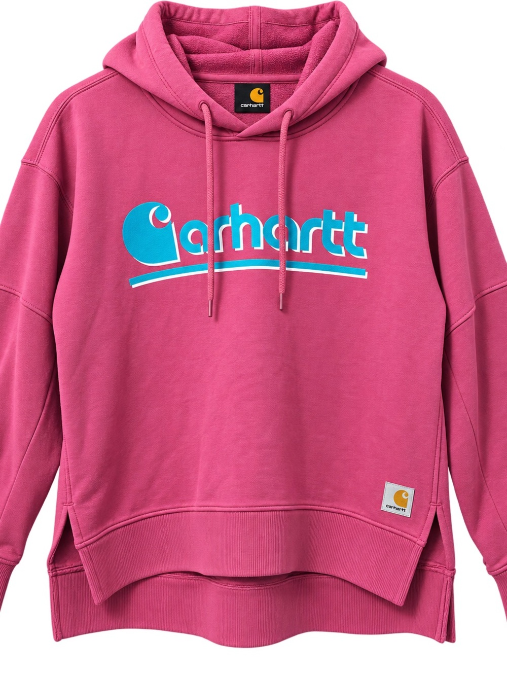 NWT Carhartt Tencel Pink Graphic Hoodie Loose Fit S